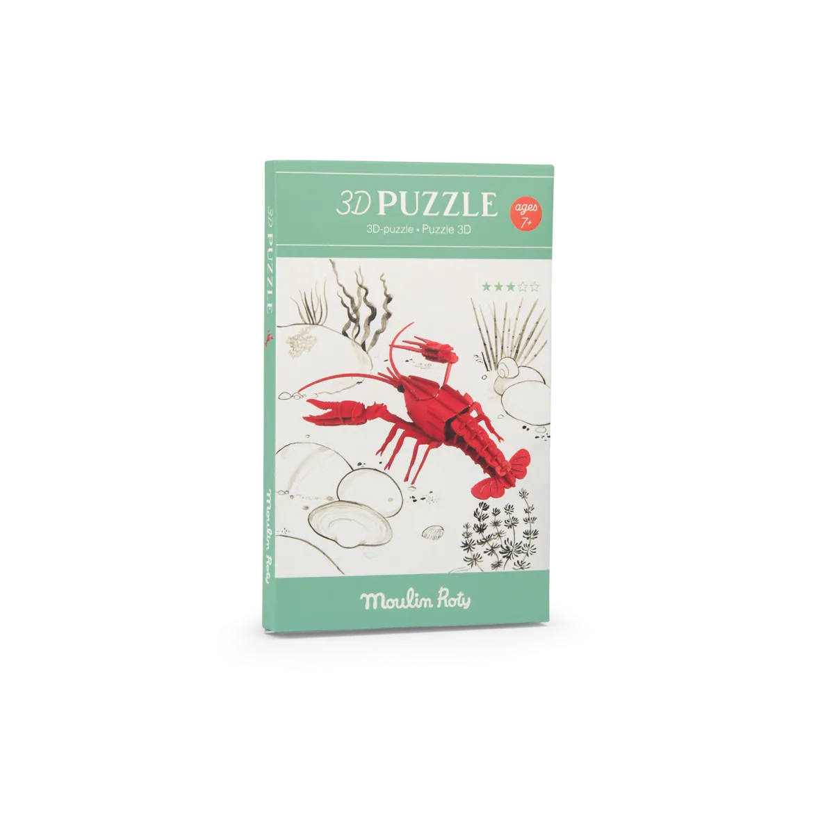 Crayfish 3D Puzzle for 3+: Tout Autour du Monde, Moulin Roty
