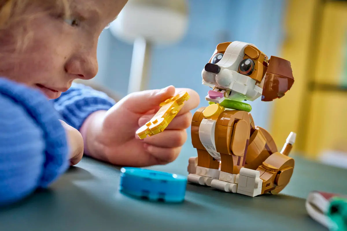 Cute Animals: Playful Puppy Dog 31382, Lego Creator 3-in-1