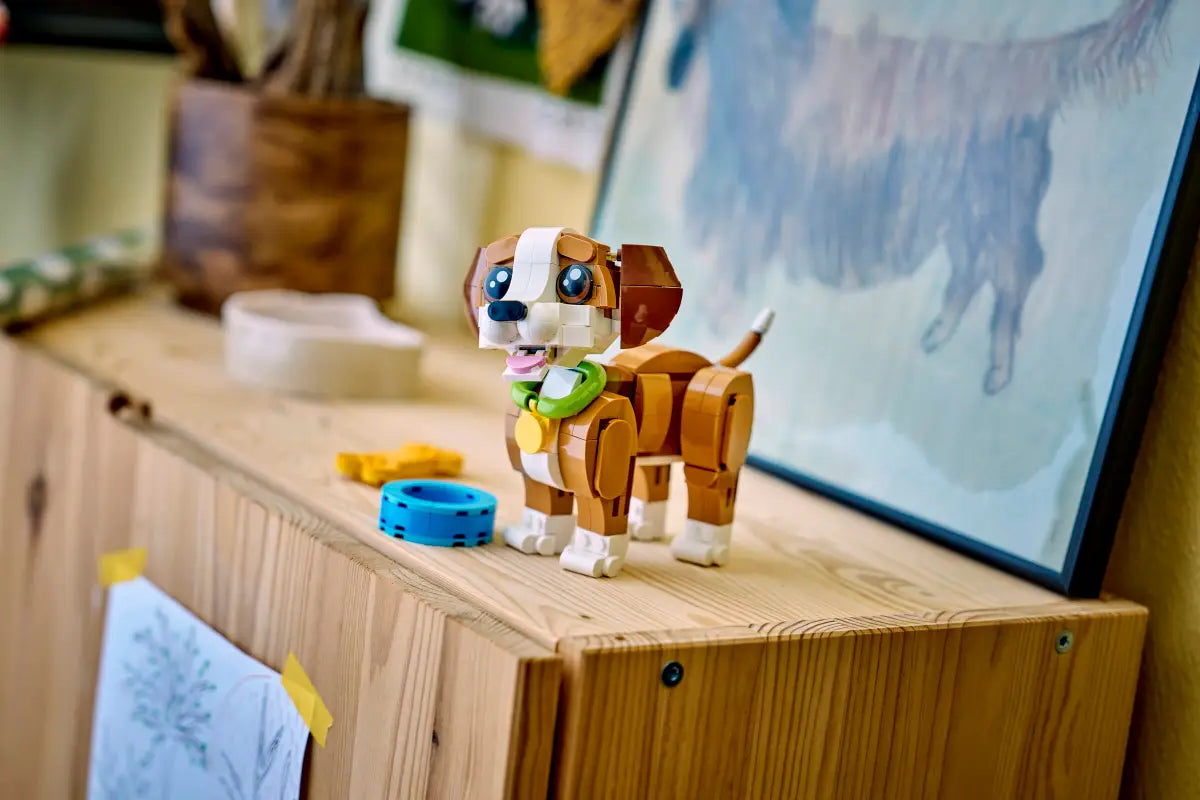 Cute Animals: Playful Puppy Dog 31382, Lego Creator 3-in-1