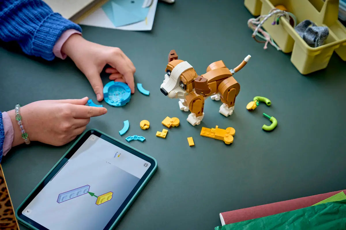Cute Animals: Playful Puppy Dog 31382, Lego Creator 3-in-1