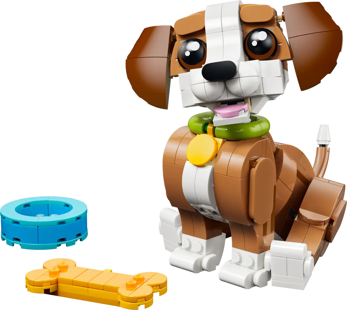 Cute Animals: Playful Puppy Dog 31382, Lego Creator 3-in-1