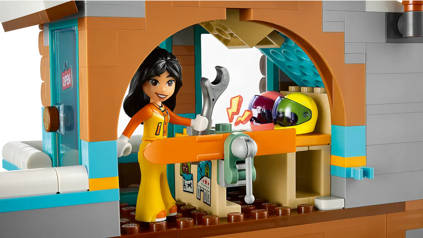 LEGO® Friends Holiday Ski Slope and Café 41756