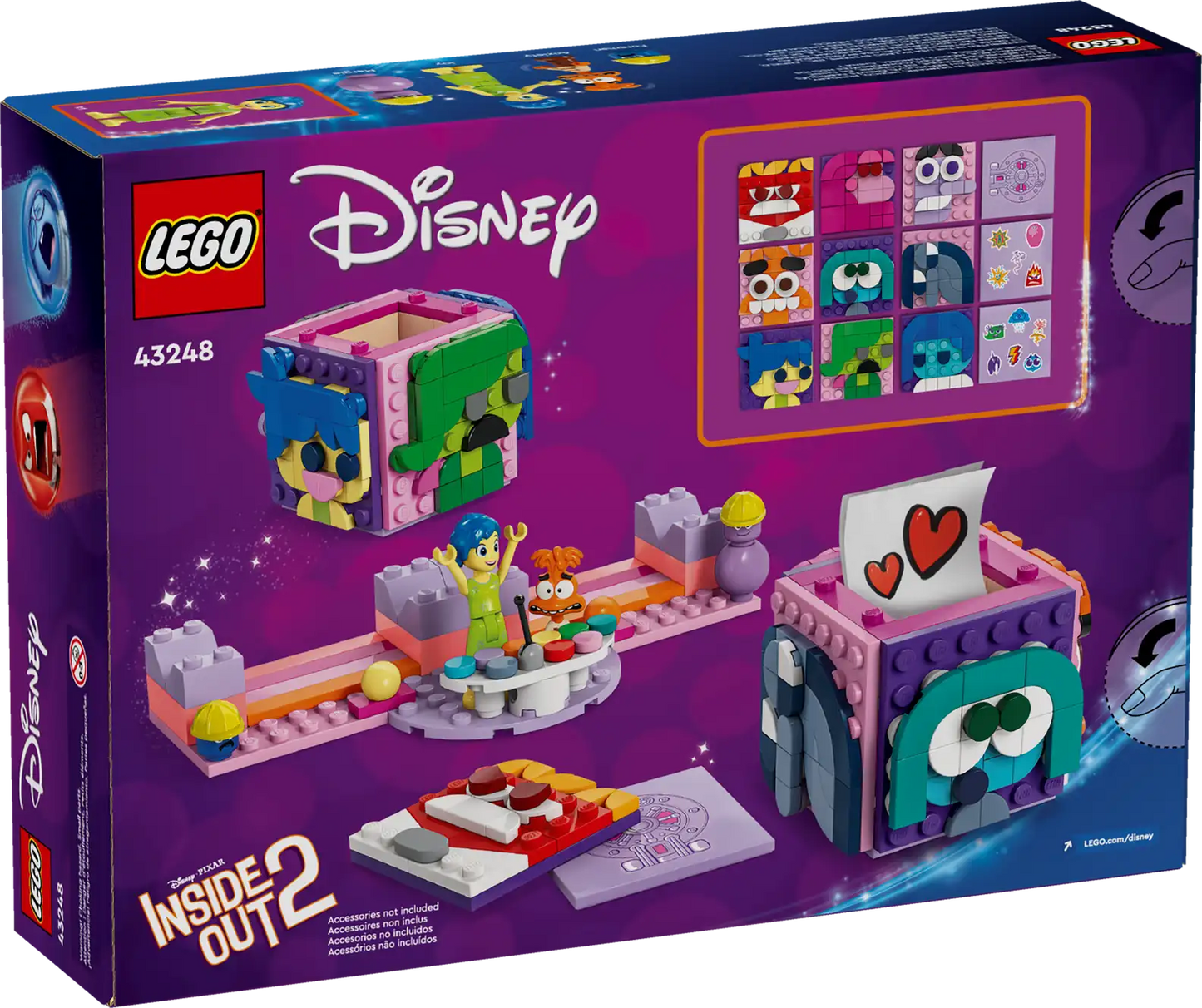 LEGO® ǀ Disney Inside Out 2 Mood Cubes from Pixar 43248