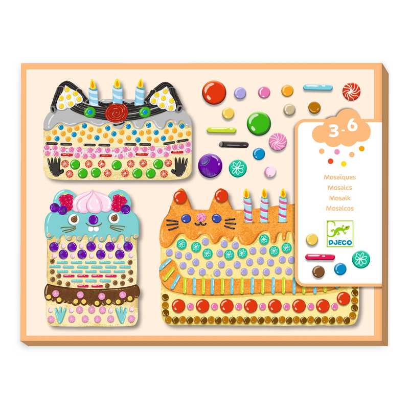 Cakes and sweets Mosaic for little ones Djeco