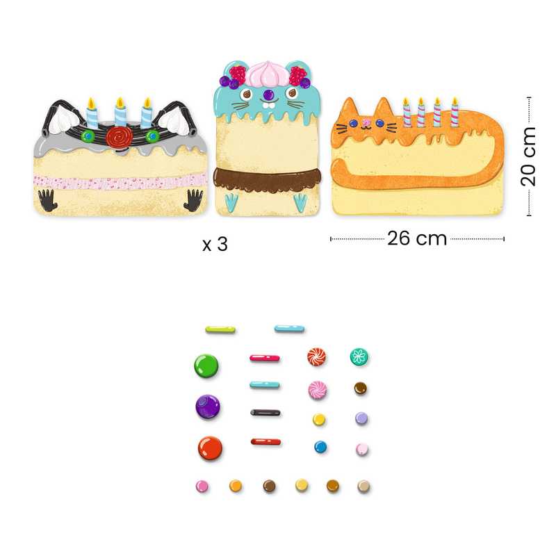 Cakes and sweets Mosaic for little ones Djeco