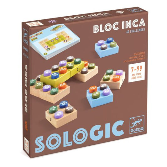 Djeco challenge game Bloc Inca, SOLOGIC
