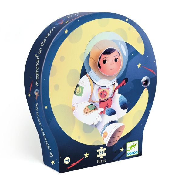 Djeco An astronaut on the moon - 36 pcs