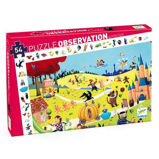 Djeco Puzzles observation Tales - 54 pcs - FSC MIX