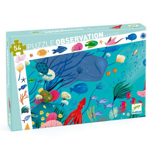 Djeco Observation puzzles Aquatic - 54 pcs