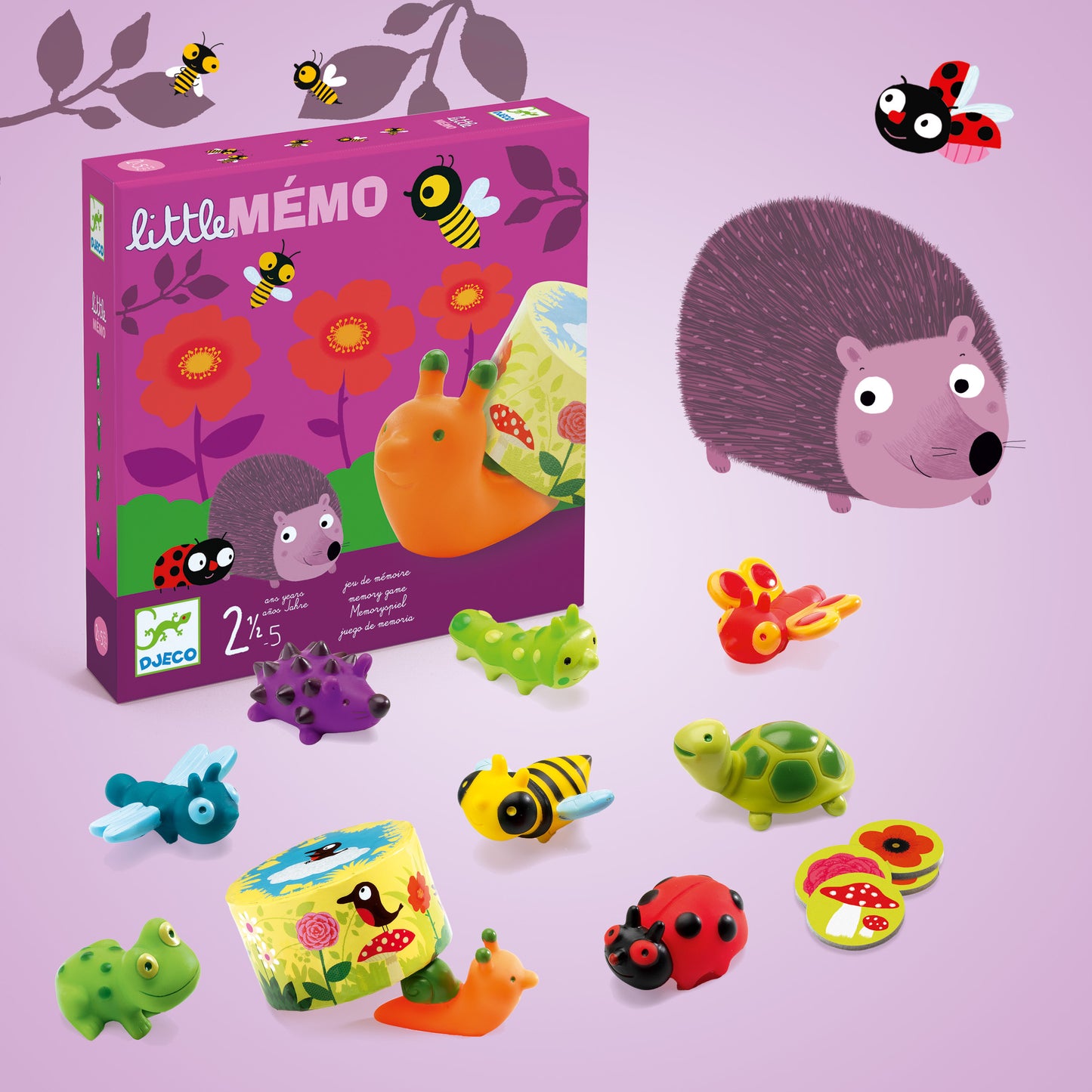 Little Memo, Toddler Memory Game, 2+, Soft PVC Character Recognition Game