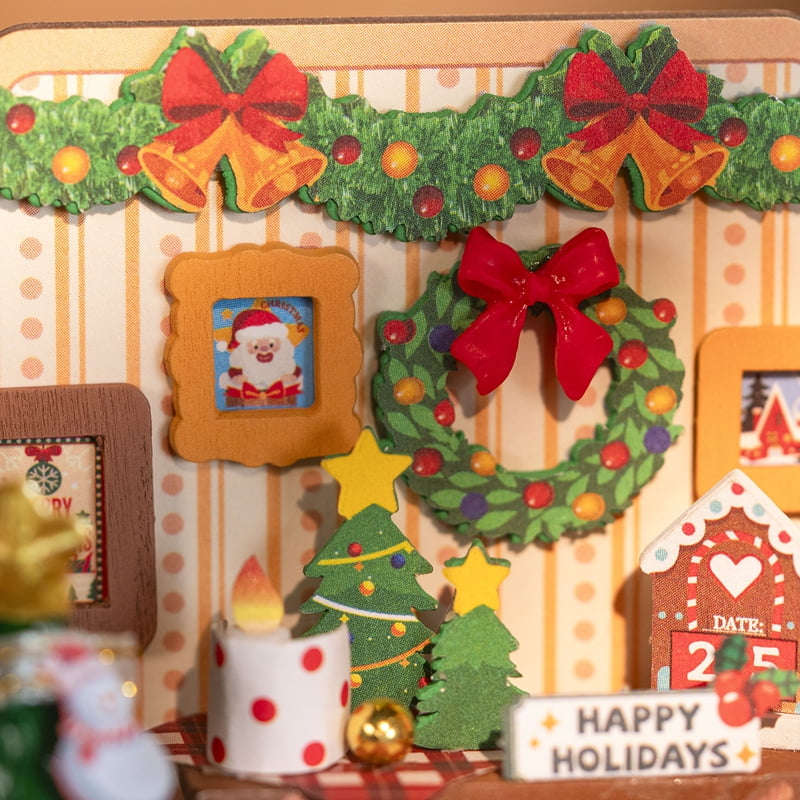 Rolife Christmas Fireplace DS041