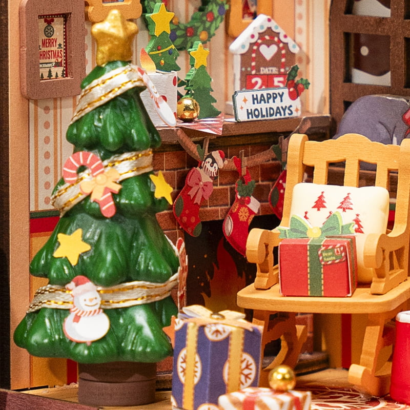 Rolife Christmas Fireplace DS041