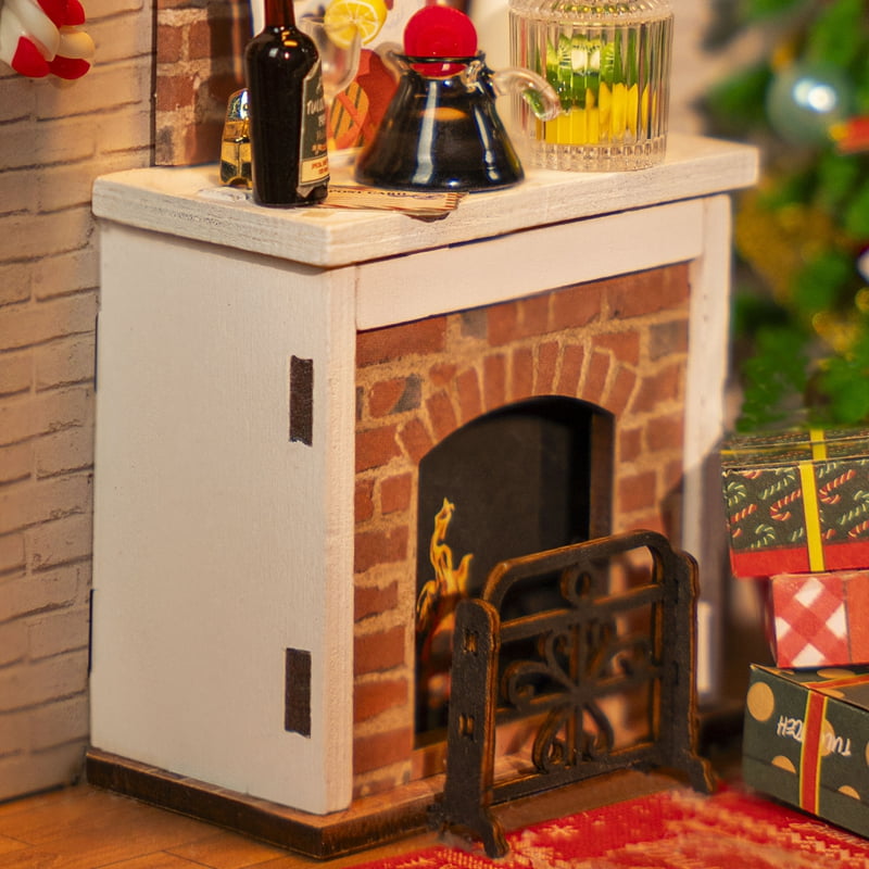 Rolife Christmas Fireplace DS041