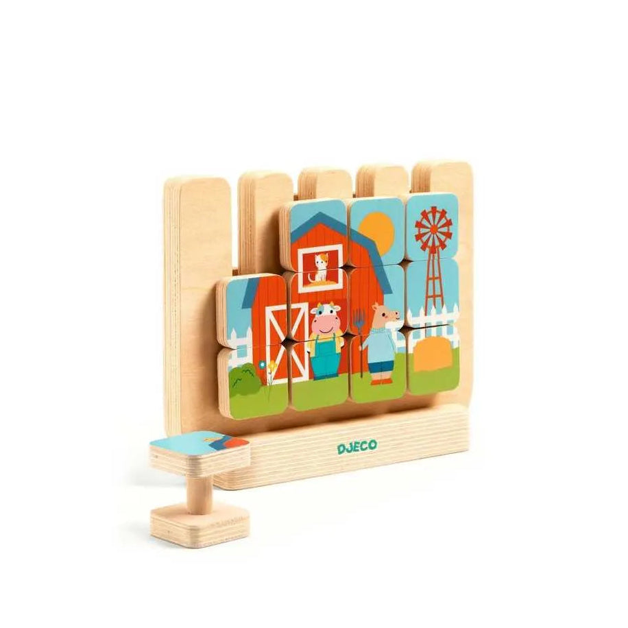 Vertical Wooden Puzzle: Casamix, Djeco