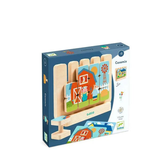 Vertical Wooden Puzzle: Casamix, Djeco