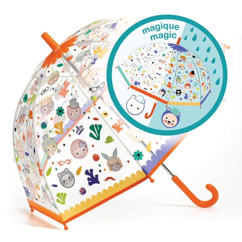 Djeco Color-Changing Children Umbrella ‘Faces’ 68 cm