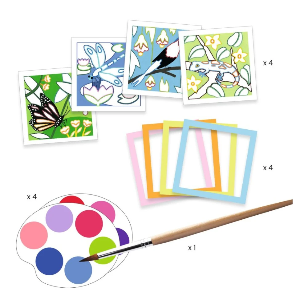 Paint by Number Set 5+: Indonesia, Djeco