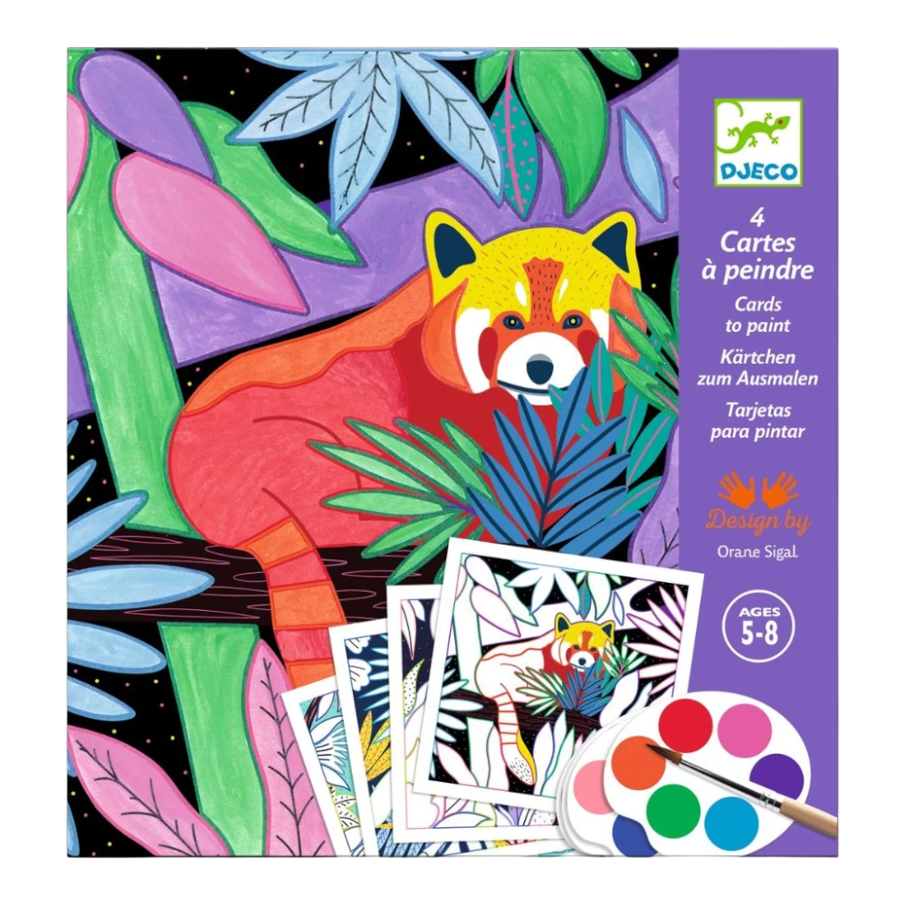 Paint by Number Set 5+: Selva Jungle, Djeco