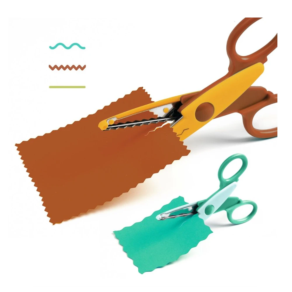 Kids Craft Scissors Set 3+: My 3 Big Scissors, Djeco