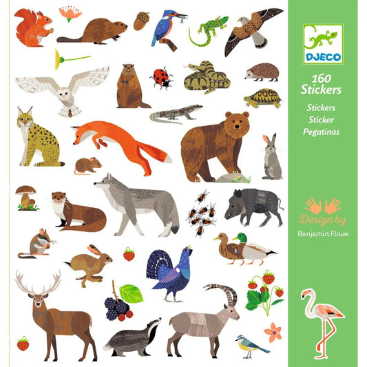 Djeco stickers Fauna