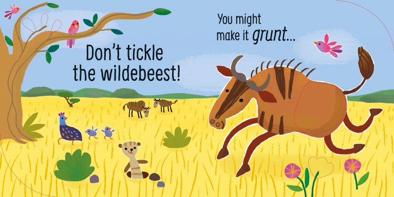 Sensory book: Don't Tickle The Elephant!, Usborne