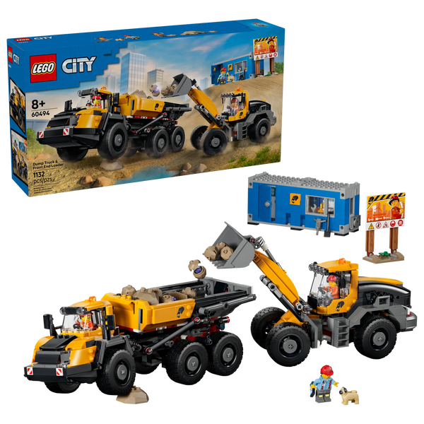 Dump Truck & Front End Loader 60494, Lego City
