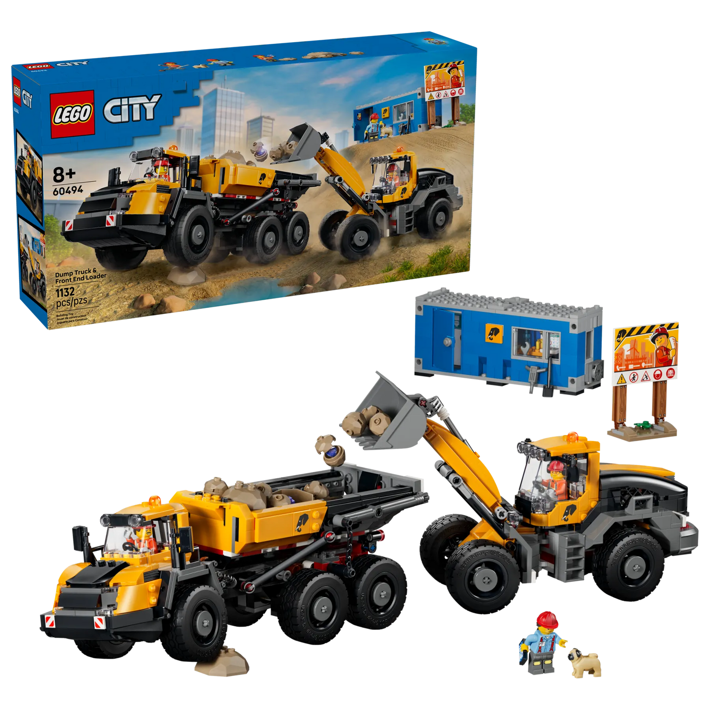 Dump Truck & Front End Loader 60494, Lego City