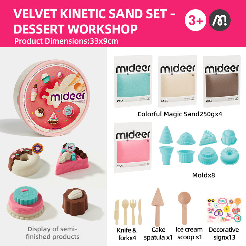 Color Magic Sand Play Set: Sweet Treaties, Mideer