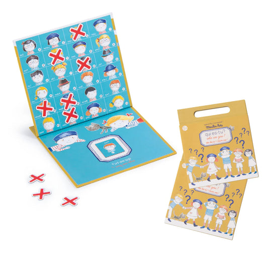 Magnetic guess who game Aujourd'hui c'est mercredi, Moulin Roty