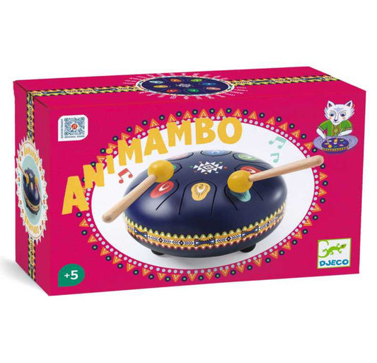 Animambo Musical Toys - Mini Steel Drum, Djeco