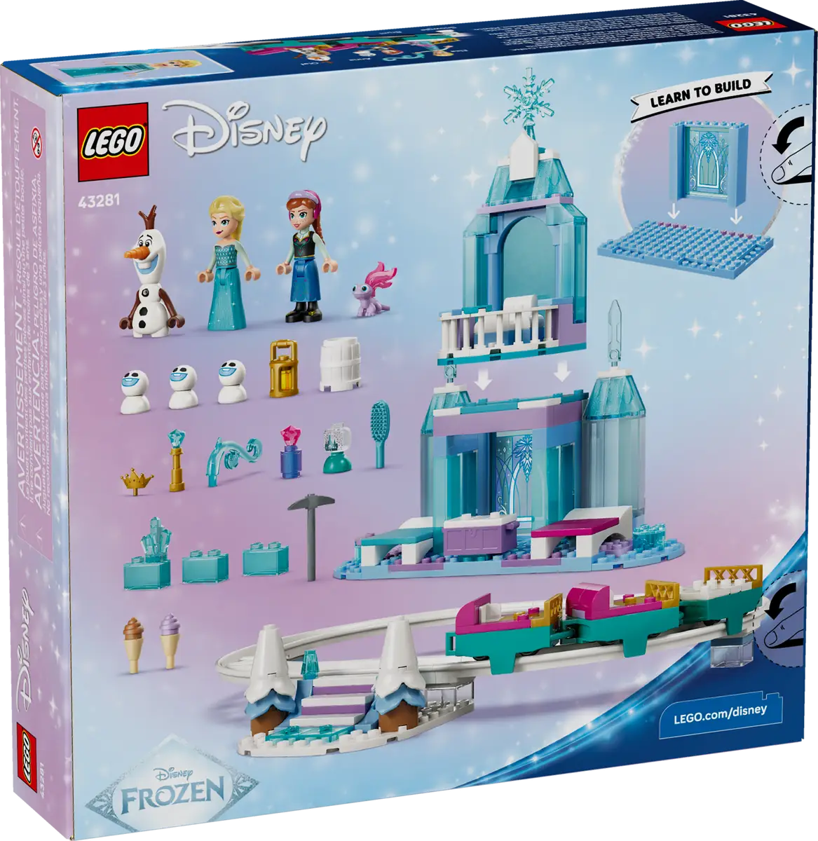 Elsa's Ice Castle & Snow Ride Adventure 43281, Lego Disney