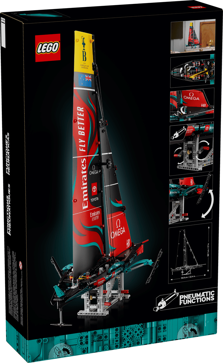 Emirates Team New Zealand AC75 Yacht 42174, Lego Technic