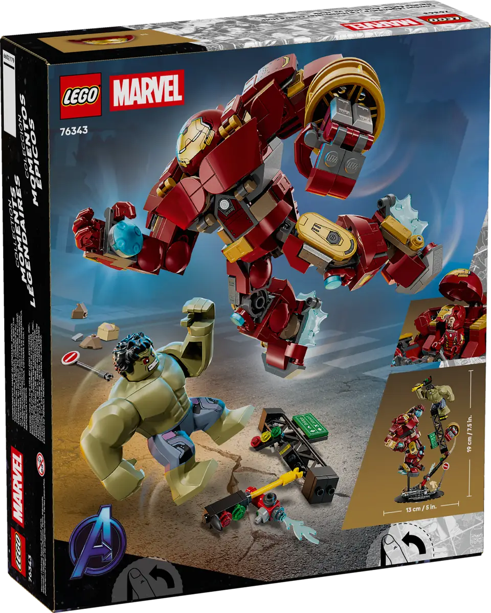 Epic Battle: Hulkbuster vs. The Hulk 76343, Lego Marvel