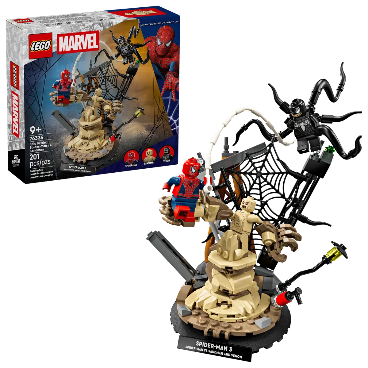 Epic Battle: Spider-Man vs. Sandman 76334, Lego Marvel