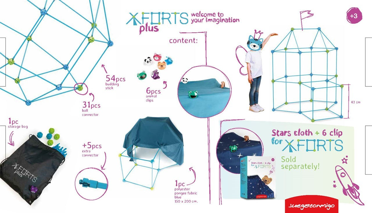 XFORTS CONSTRUCTION SET 85 PIECES