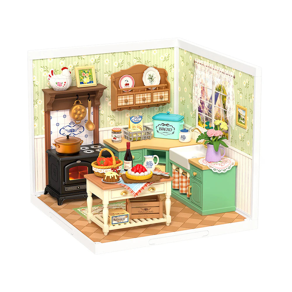 DIY Miniature House: Farmhouse Kitchen DW024, Rolife