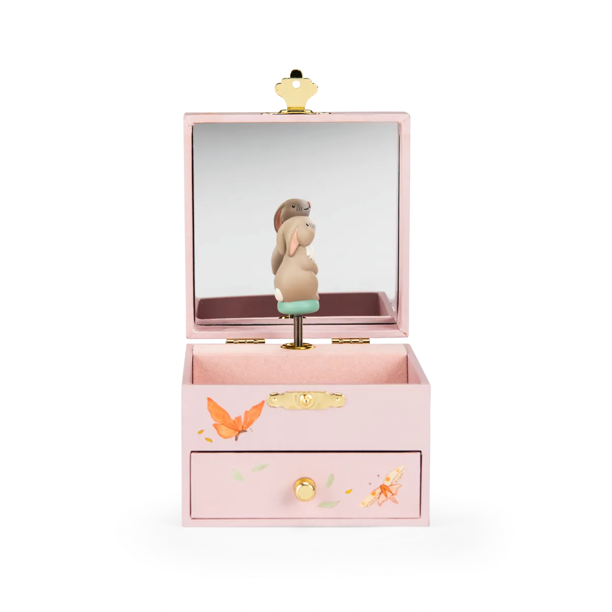 Fleur the Rabbit Musical Jewellery Box for 3+: Les Rosalies, Moulin Roty