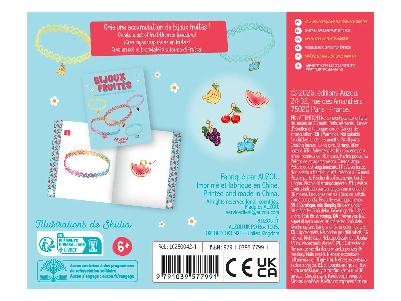 Fruit: Jewelry Making Kit for Kids 6+