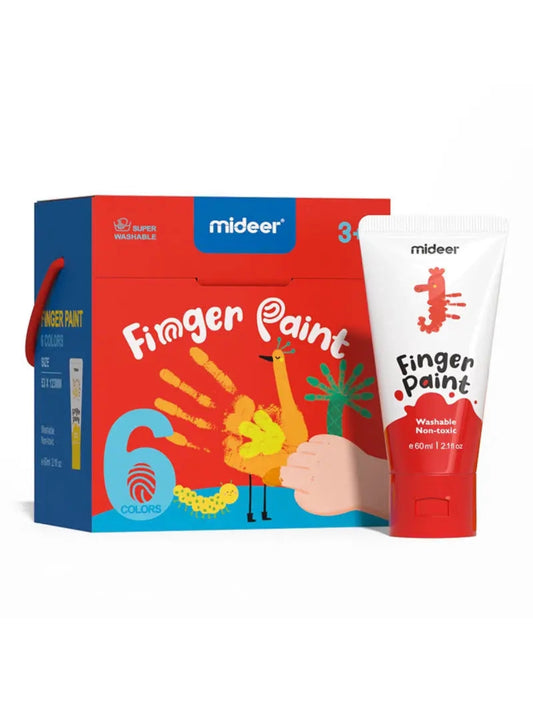 Finger Paint 6 color Mideer