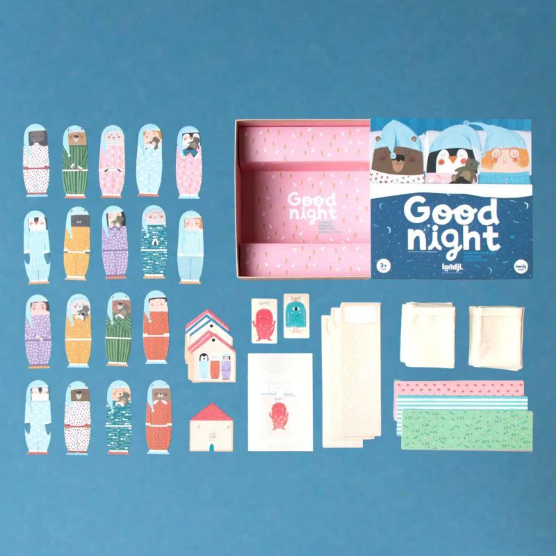 Memory, Matching and Deduction games: Good Night, LONDJI