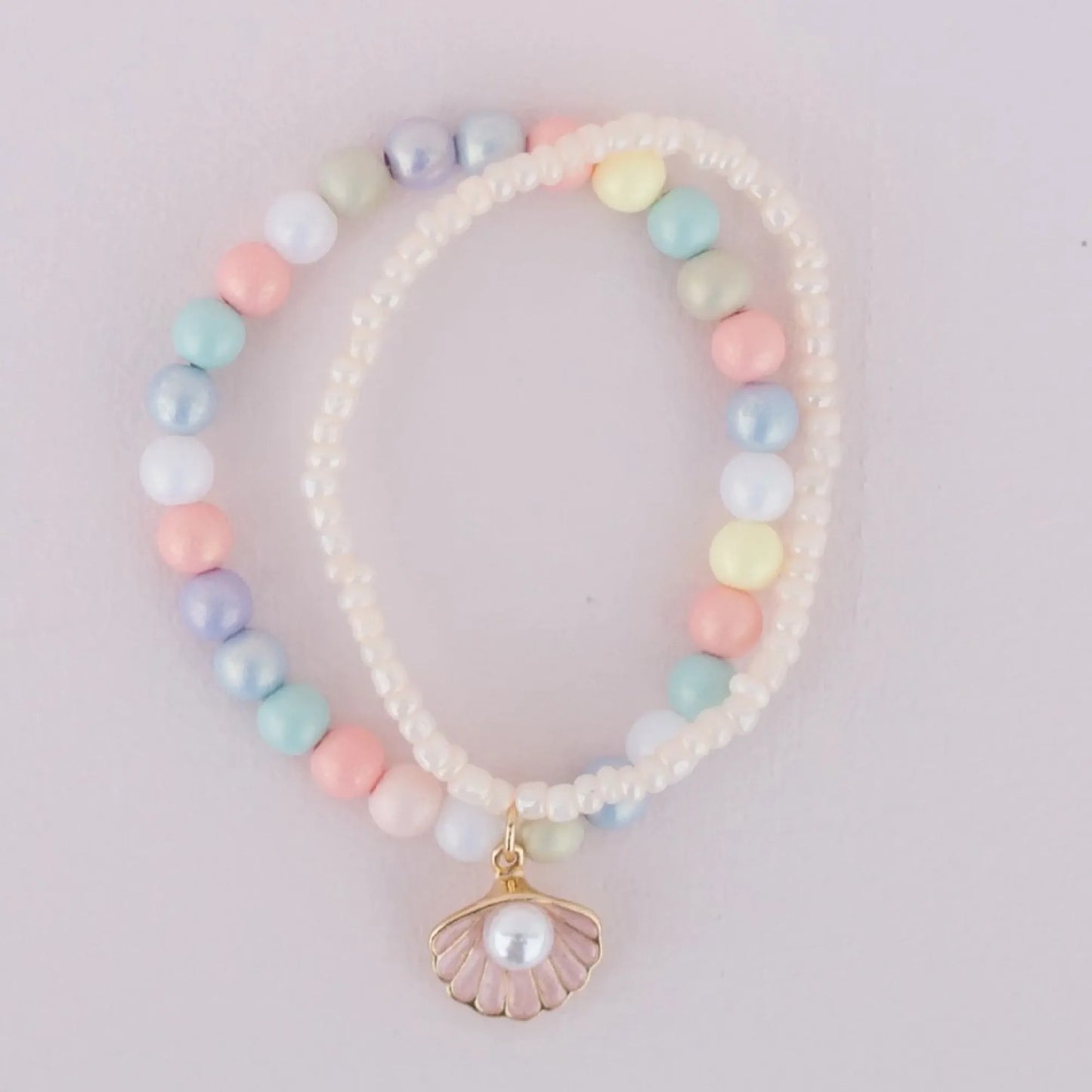 Boutique Pastel Shell, Bracelet, For Kids 3+