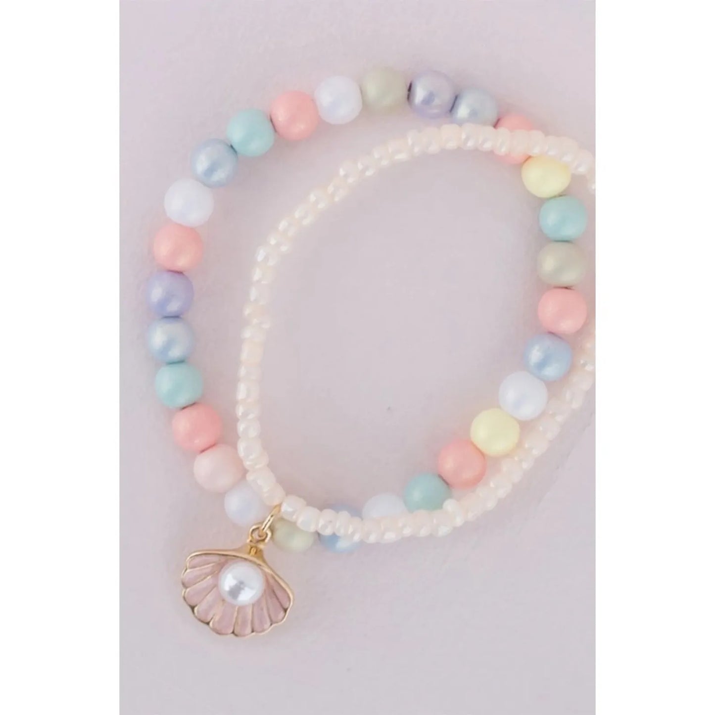 Boutique Pastel Shell, Bracelet, For Kids 3+