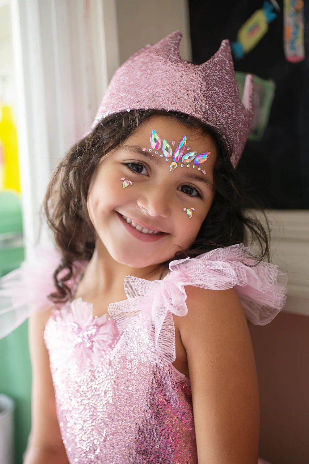 Great Pretenders Precious Pink Sequins Crown