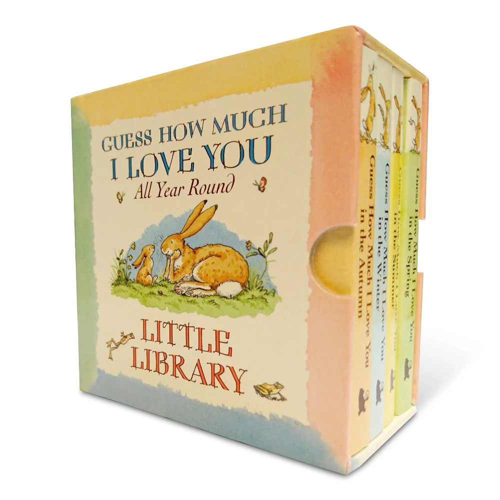 Guess How Much I Love You All Year Round Little Library, Board Book Set for Kids 0+, English Language