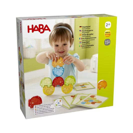 Stacking game: Wigglefants, Haba