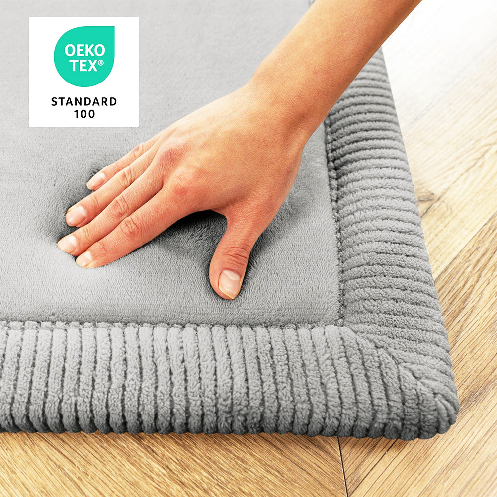 Cloud Play Mat - Light Grey 280 x 200 x 2.5 cm, Hakuna Matte