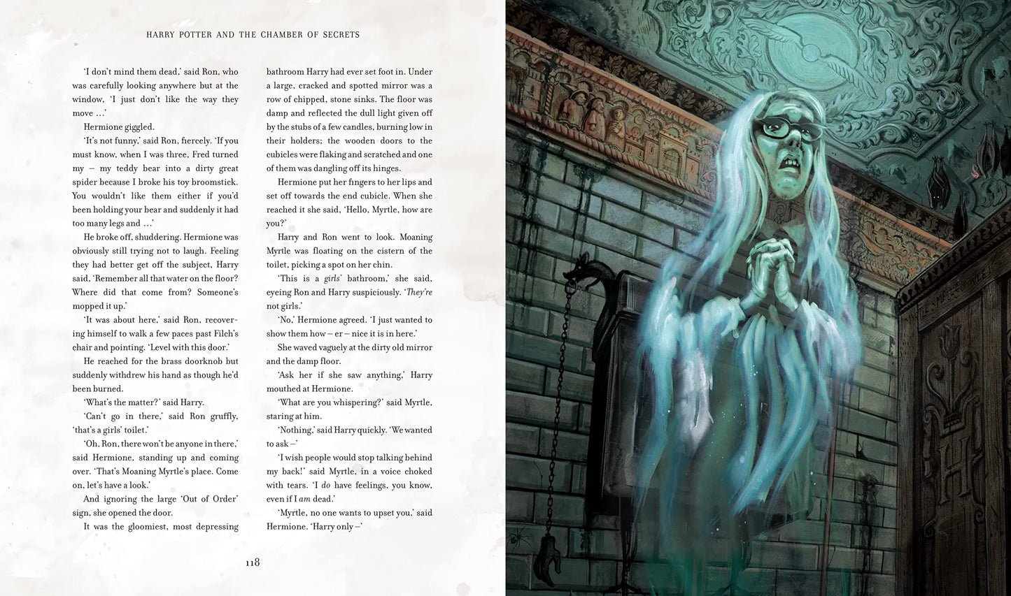 Harry Potter and the Chamber of Secrets, Illustrated Edition (Hardback) for Kids 7+, English Language