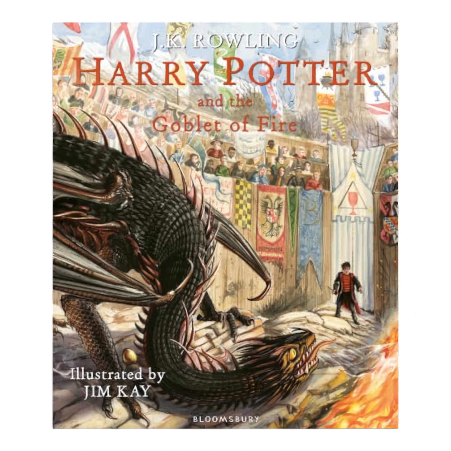 Harry Potter and the Goblet of Fire, Illustrated Edition (Hardback) for Kids 8+, English Language