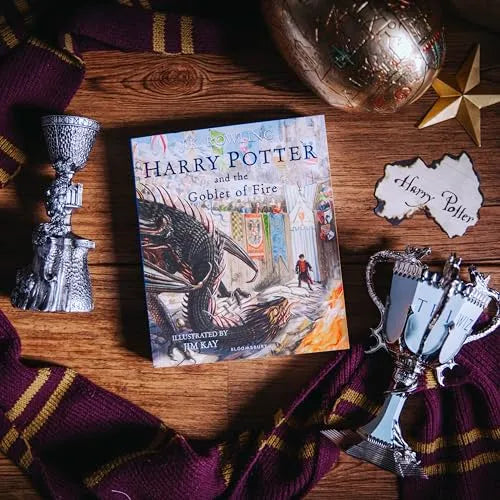 Harry Potter and the Goblet of Fire, Illustrated Edition (Hardback) for Kids 8+, English Language