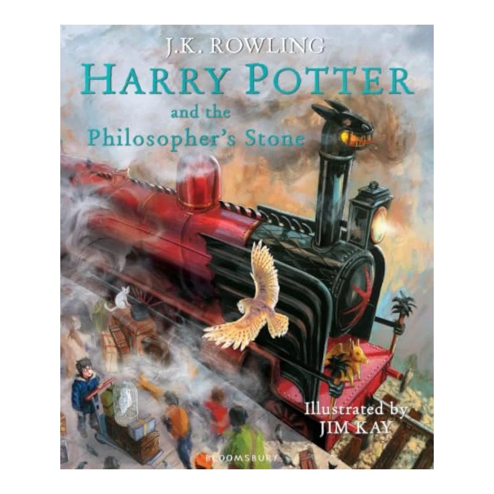 Harry Potter and the Philosopher’s Stone, Illustrated Edition (Hardback) for Kids 6+, English Language